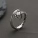 Red Practice" S Silver For Men Trendy Simple Personality Single Dominant Snake Index Finger Ring_voghion.com
