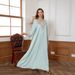 SW036 Muslimischen Robe frauen Einfache Bestickte Kleid Kaftan Kleider_voghion.com