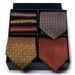 2023 New Set Men's Business Square Scarf Gift Box Striped Casual Tie_voghion.com