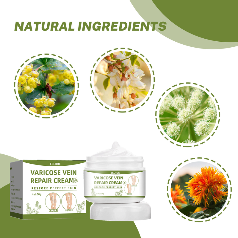 EELHOE Varicose Vein Cream for Legs - Improves Blood Circulation, Reduces Spider Veins_voghion.com