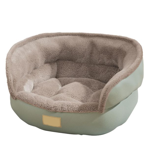 Round Rabbits Fluffy Dog Cat BedSmall Anti Anxiety Cuddler Pet Nests For Small/Medium/Large Dog Cat_voghion.com