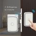 A20 Wireless Smart Doorbell - 36 Melodies, 200M Range, EU/US Dual Voltage (110V-220V), Remote Call Button For Elderly_voghion.com