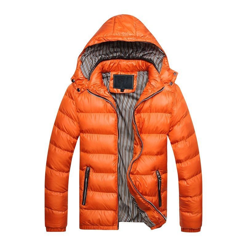 Giacca da uomo imbottita in cotone sottile e calda per l'autunno e l'inverno_voghion.com