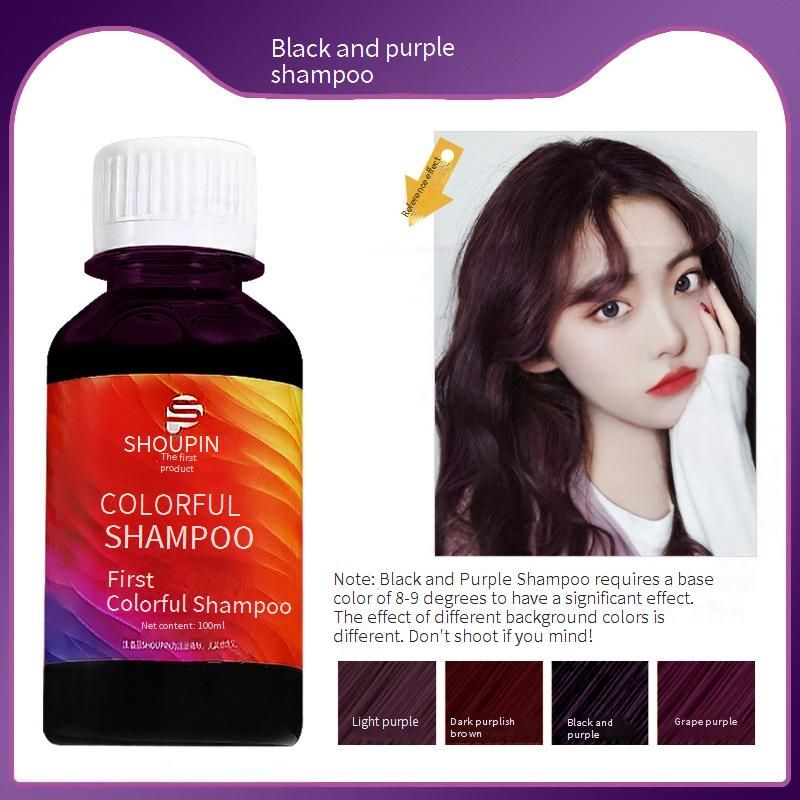 Champús WIDCO Champú fijador de color morado grisáceo Champú crema para teñir y amarillear Versión en inglés 160 ml_voghion.com