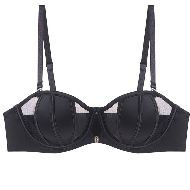 French style for women, sexy, thin, traceless, strapless lingerie with smooth hollow out, large chest, small anti_voghion.com