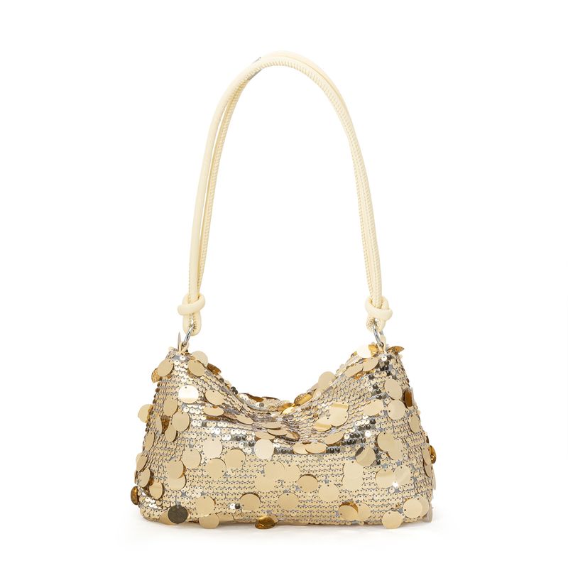 Niche Design Sequins 2025 Spring/Summer New Fashion Bucket Single-chain Crossbody Bag_voghion.com