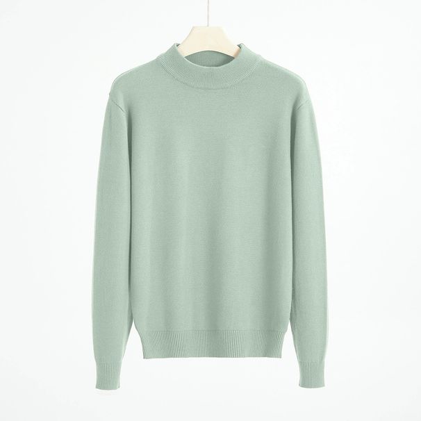 Halbrollkragen-Strickpullover – 12-Gauge-warmer Pullover für Männer und Frauen (M-4XL, atmungsaktives und knitterfreies Polyester, schmale Passform, unverzichtbar für den Winter)_voghion.com