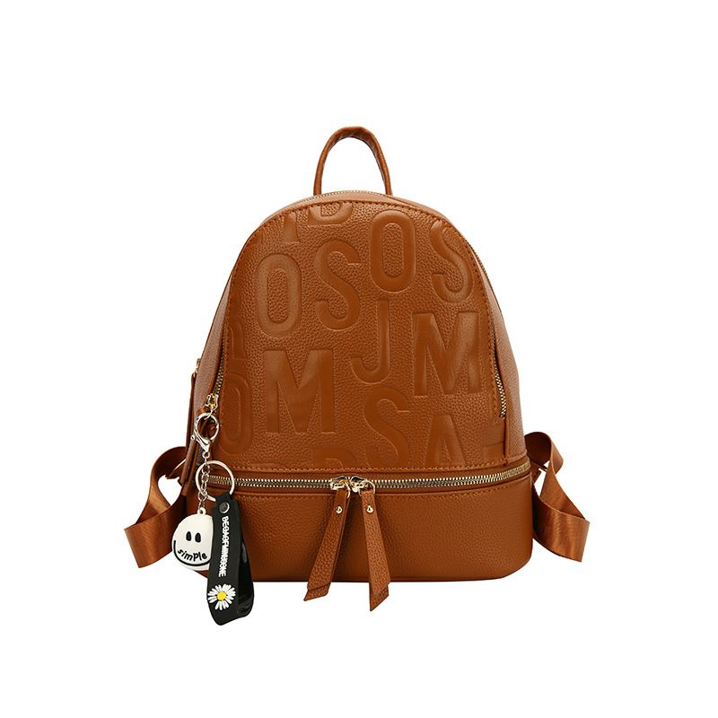 2024 autumn and winter new cute small fragrance style fashion backpack women's lightweight large capacity schoolbag leisure travel backpack_voghion.com