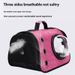 New Cat And Dog Bag With Large Space Transparent And Comfortable For Going Out Foldable And Portable Hand-held Pet Bag_voghion.com