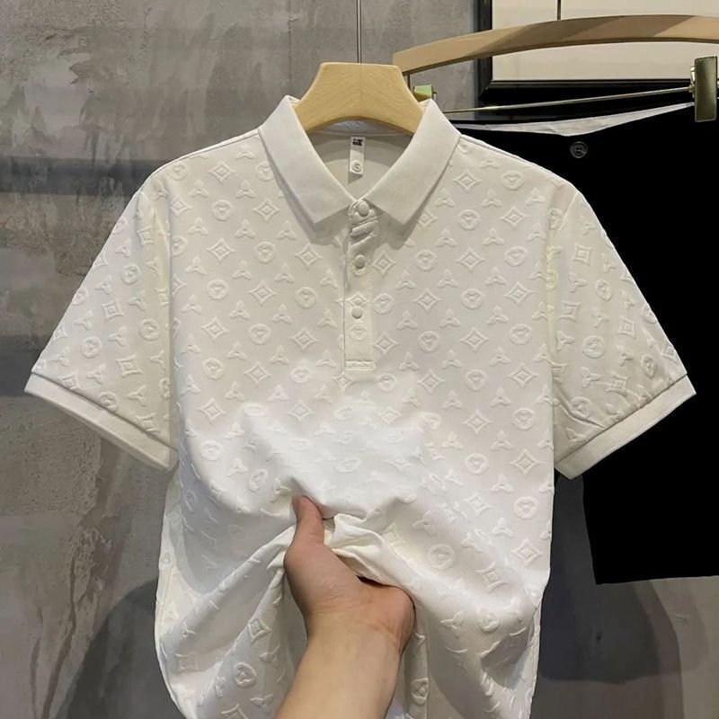 Men's Clothing Shirt Men's Short Sleeved Shirt Summer Ultra Thin New Style Fashionable Handsome Solid Color Trendy Casual Shirt Tops_voghion.com