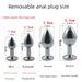Metall Alternative Form Abnehmbare Kopf Schwanz Zubehör Bestrafung Zurück Gericht Entwicklung Butt Plug Outdoor_voghion.com