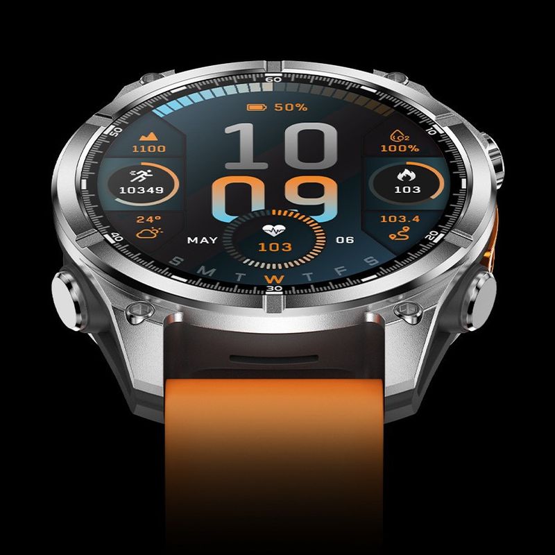 Garmin's Bestselling HD300 Bluetooth Smartwatch Outdoor Deep Waterproof Diving Capable 30m AMOLED Screen_voghion.com