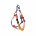 LED Flashing Pet 2-Piece Set Dog Chest Harness Color Block Style Leash_voghion.com