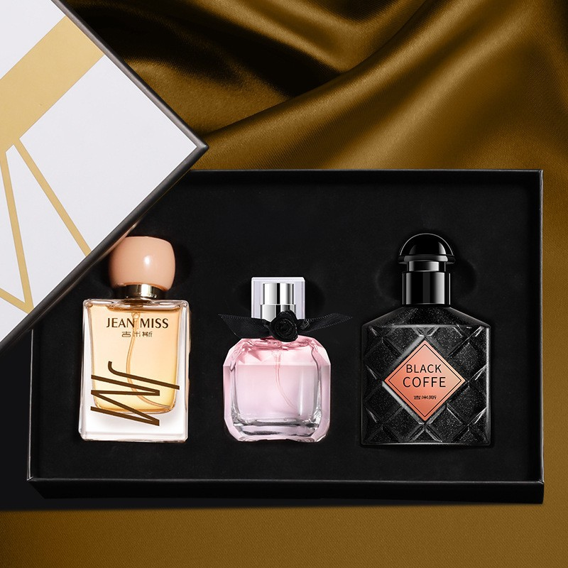 HNVN Hot selling perfume set Paris three-piece gift box 30ML*3 large capacity Factor Direct lasting ladies perfume set_voghion.com
