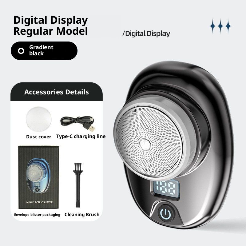 6D-Rotationsrasierer für Männer – Ultraleiser, wiederaufladbarer Rasierer mit schwebenden Scherköpfen, LED-Anzeige und wasserdichter Nass-/Trockenanwendung_voghion.com