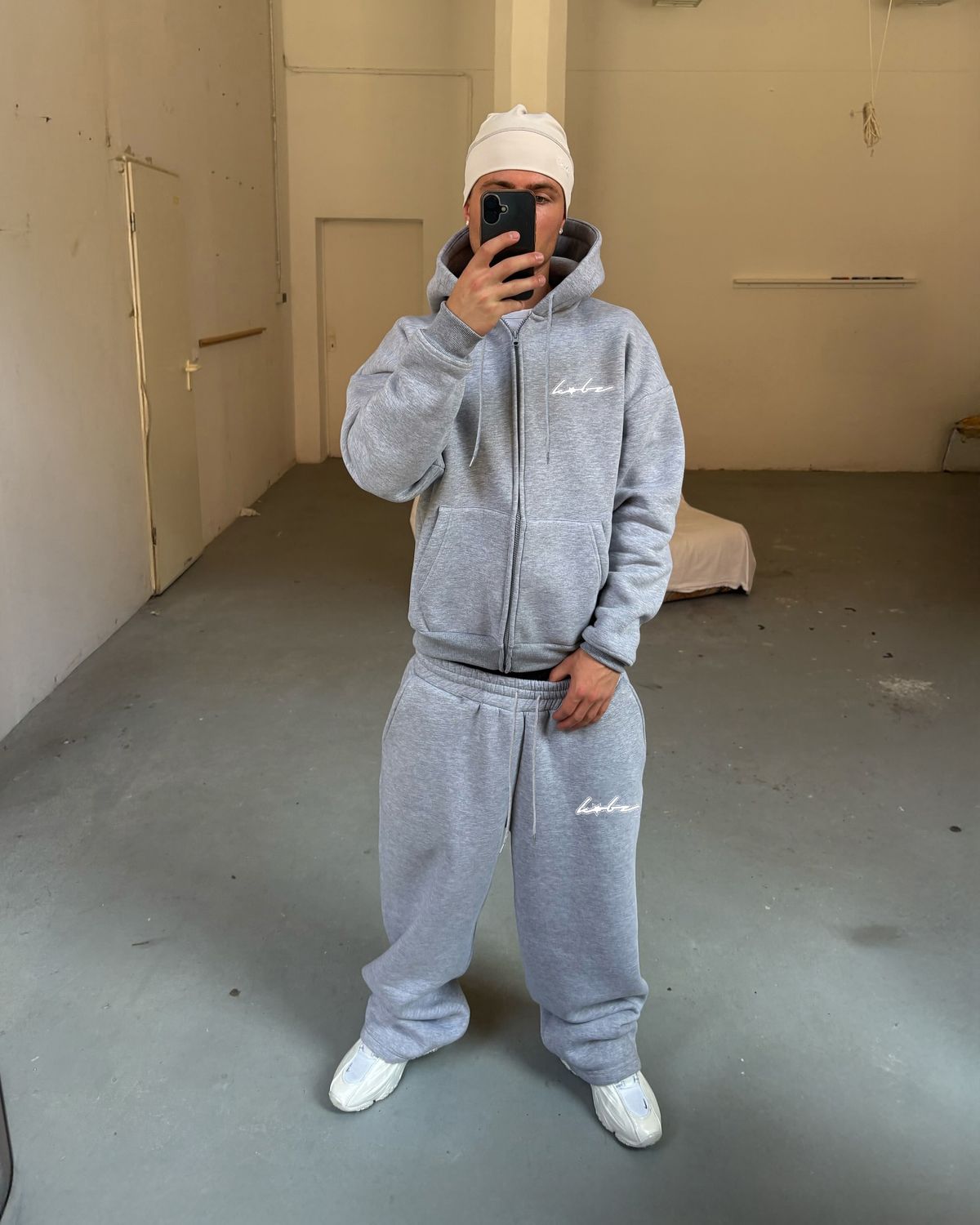 New American Retro Washed Long Sleeved Hooded Shirt Loose Casual Trousers Fashionable Japanese Sweater Suit_voghion.com