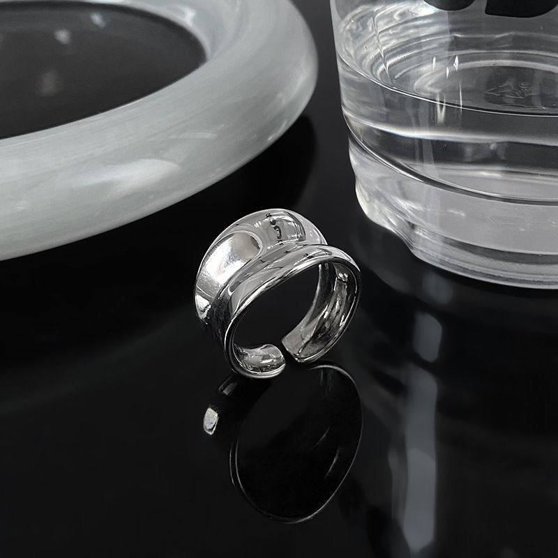 2023 New Mirror Open For Women Ins Niche Design Sense Index Finger Internet Celebrity Fashion Hip Hop Ring_voghion.com