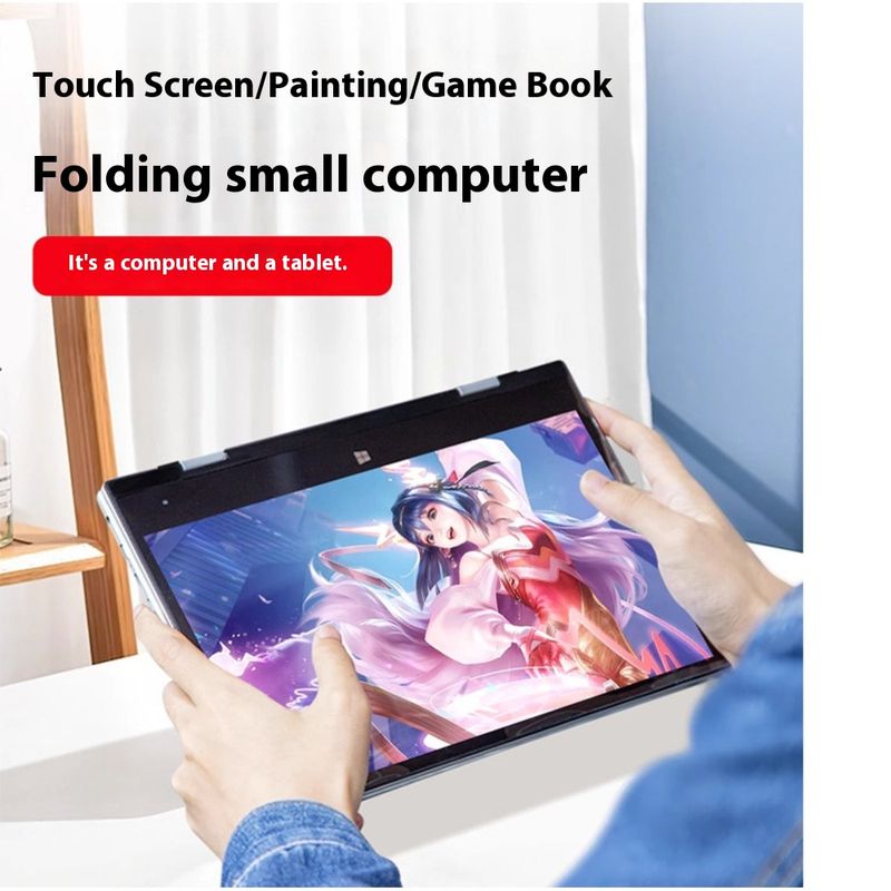 Ecran tactil cu rotație de 360 ​​de grade 4K de 13,3 inci, laptop de birou pentru jocuri Windows 10 NEC_voghion.com