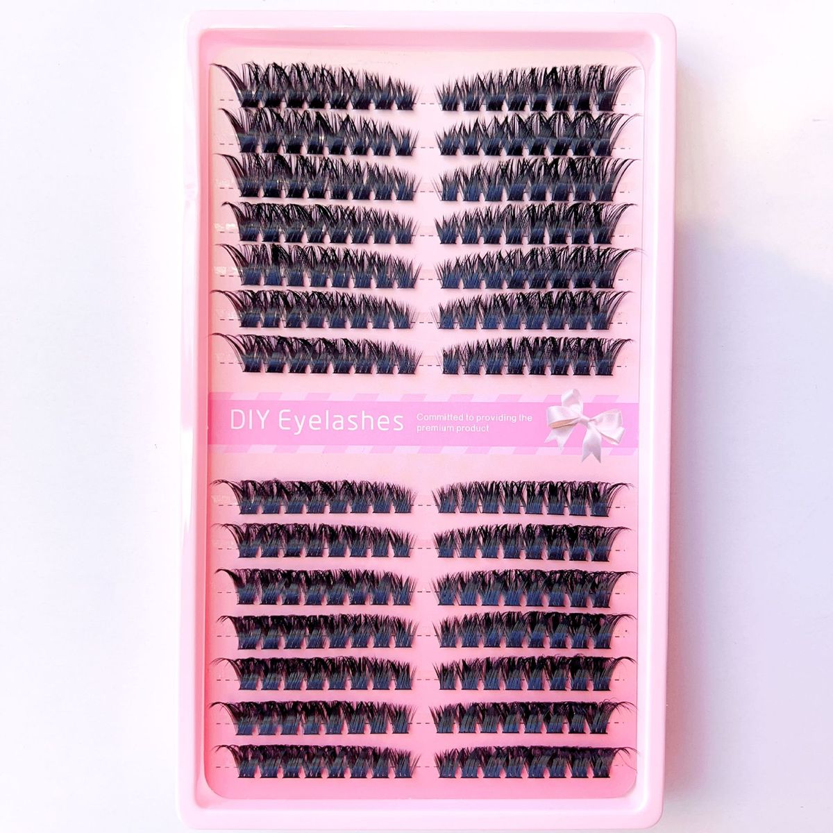 Eyelashes Set New DIY Single Cluster Segmented Fried False Eyelashes Set Thick Hot Melt Self Grafted Eyelashes_voghion.com