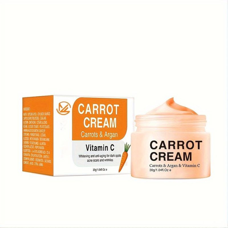 30G Suavizante Clareador de Pele Removedor de Manchas Escuras Corretor Hidratante Facial Creme de Cenoura Creme Clareador_voghion.com