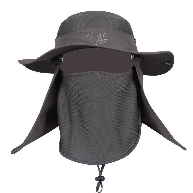 Cappello da sole da uomo e da donna con protezione per il viso - Protezione UV UPF 50+, asciugatura rapida e traspirante per escursionismo/pesca/campeggio_voghion.com