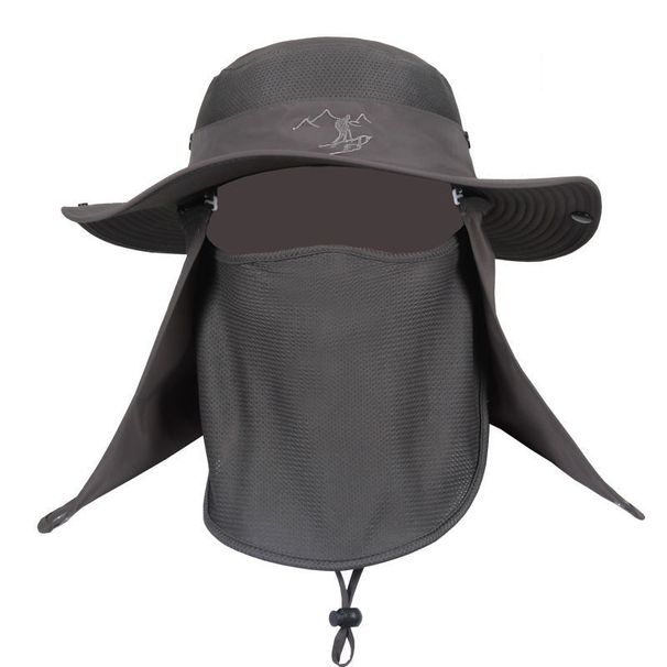 Cappello da sole da uomo e da donna con protezione per il viso - Protezione UV UPF 50+, asciugatura rapida e traspirante per escursionismo/pesca/campeggio_voghion.com