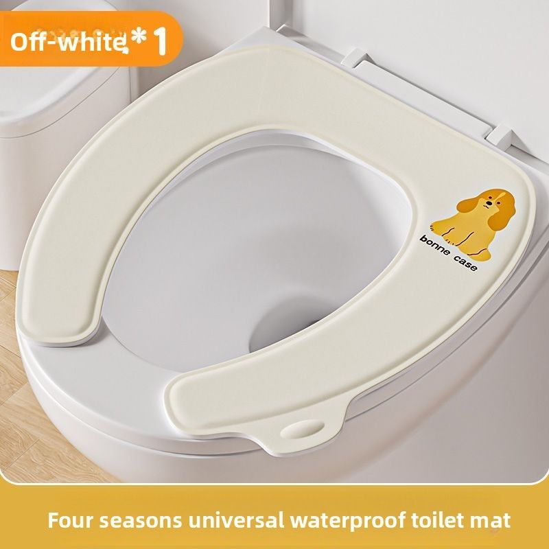 Waterproof Four Seasons 2025 New Model Universal Cushion Household Washable Toilet Seat Cover_voghion.com