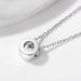 Sterling Moissanite Bubble Necklace Round Bead Classic 1 Carat TP950 Plated Choker Chain Women's Fashion Silver Jewelry_voghion.com