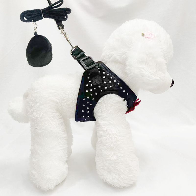 Go Out Without Restraining The Hand Dog Leash, Small Dog Cat Cute Vest Type Dog Leash_voghion.com