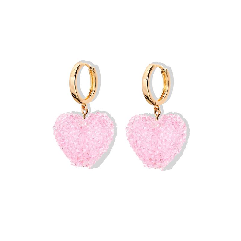 Cross-border Hot-selling Color Love Resin Necklace New Cute Candy Niche Design High-end Jewelry Wholesale_voghion.com