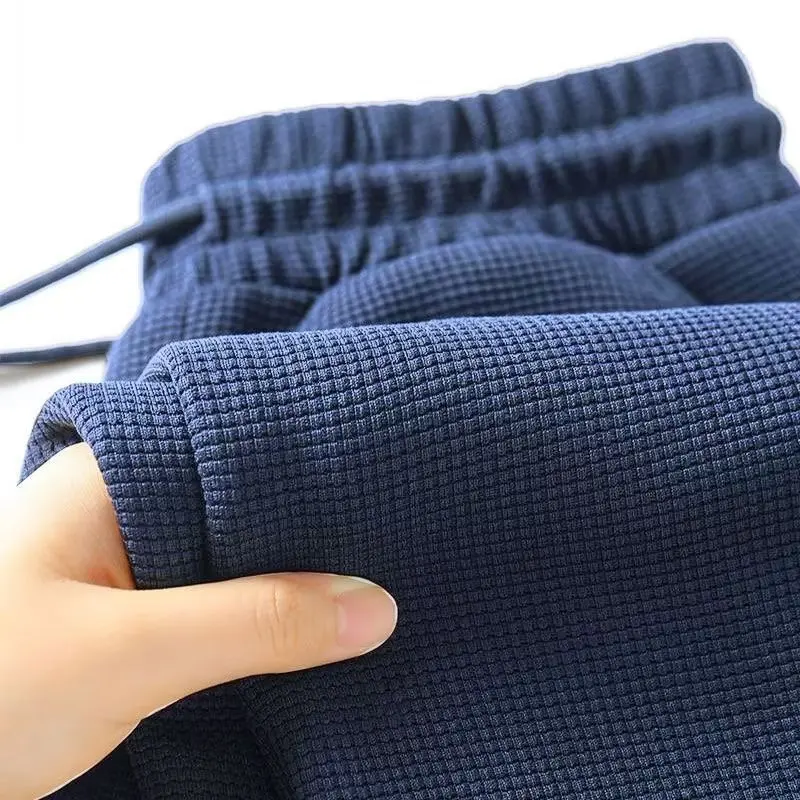 Trendige Freizeithose In Übergröße Für Herren, Lockere Passform, Kordelzug, Gerades Bein, Jogginghose 2024, Vielseitiger Stil, Direkt Ab Werk_voghion.com