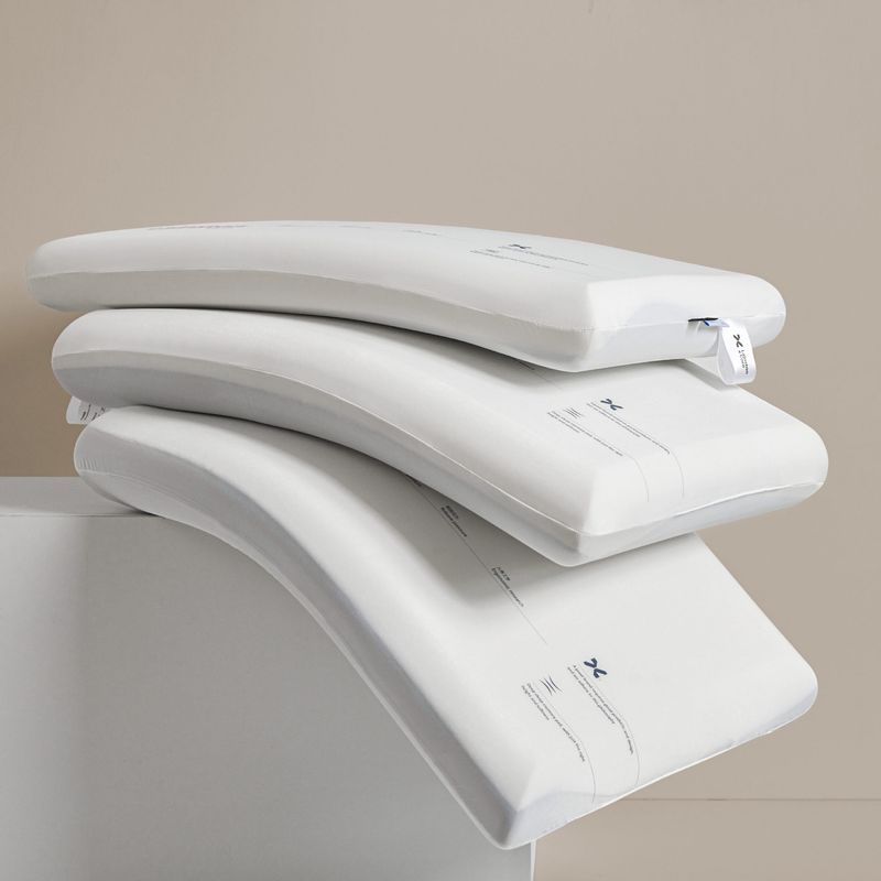 Home Furniture Druckfreies Kissen aus Memory-Schaumstoff für tiefen Schlaf mit langsamer Rückfederung, Nackenschutz, geräuschloses Kissen in Geschenkbox_voghion.com