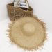 Summer INS Vacation Style Raffia Straw For Women, Wide Brim Sunshade Sun Protection Frayed Edge Elegant Beach Hat_voghion.com