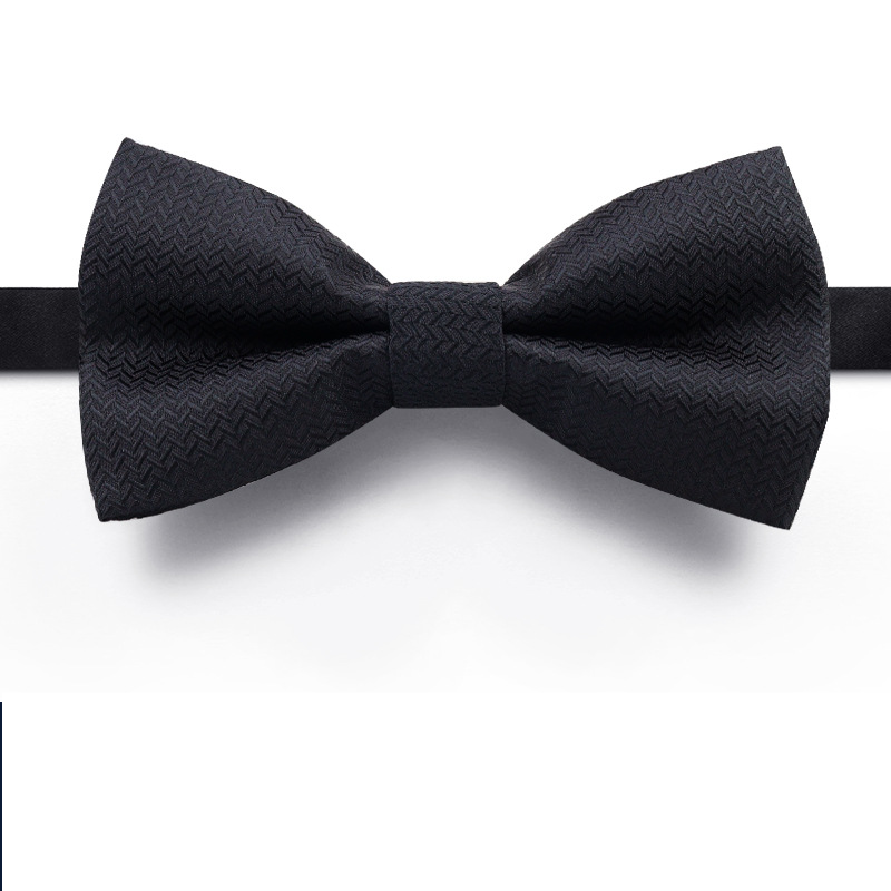Nœud papillon noir tendance pour homme, cravate formelle pour mariage, tenue de soirée, témoin de mariage_voghion.com
