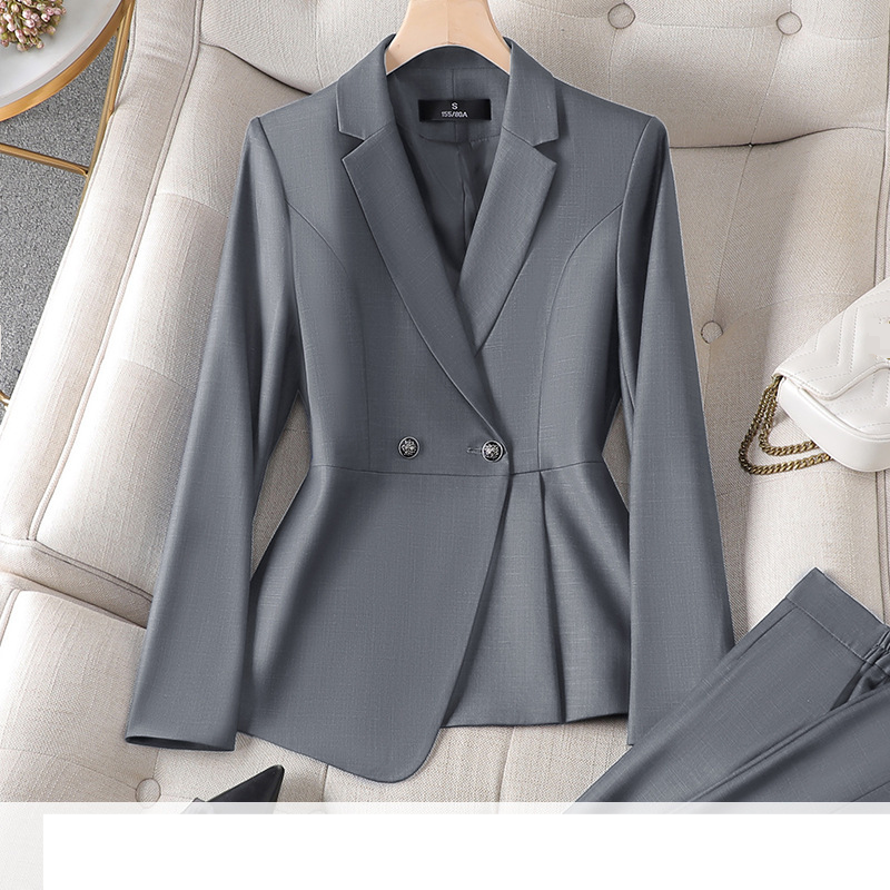 Damenbekleidung Anzugjacke für Damen, stilvolles Design, Nischenmode, Berufskleidung für Damen, formelle Kleidung für Vorstellungsgespräche, Arbeitskleidung, Anzug_voghion.com