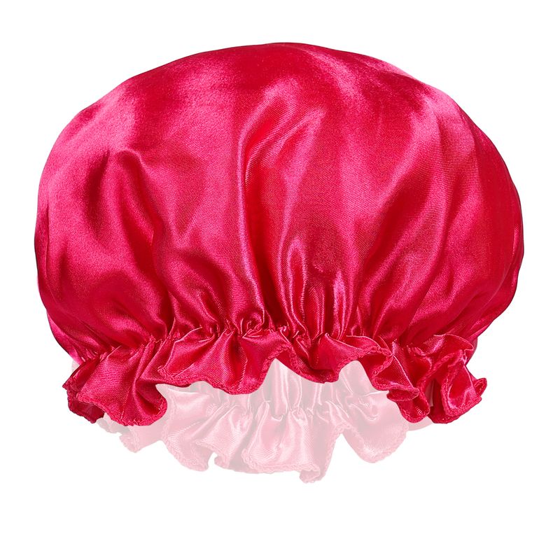 Hot Selling Single Layer Satin Hair Care Cap Women's Sleeping Cap Home Cleaning Shower Cap Confinement Chemotherapy Turban Cap_voghion.com