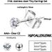 1 paio/18 paia orecchini a bottone piccoli ipoallergenici da donna e da uomo in acciaio inossidabile orecchini a bottone a sfera set gioielli per piercing alla cartilagine_voghion.com