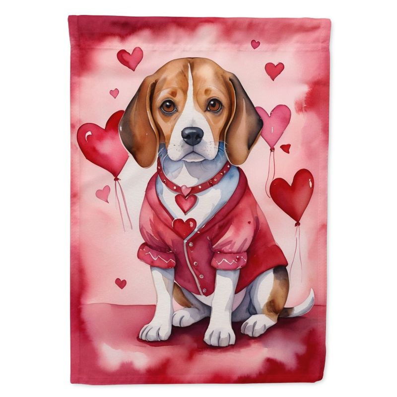 Drative Outside Yard Size Valentine Flag Garden My Multic Flag Artwork Patio Beds Garden Beagle Flower Mailbox Flag Banner Yard_voghion.com