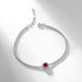 Nuova tendenza moda rosso coltivato per le donne Bracciale versatile di alta qualità in argento puro placcato oro_voghion.com