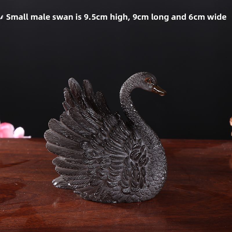 Color-Changing Swan Golden Toad Pixiu Tray Pet Premium Accessories Nurturable Play Table Ceremony Tea Set Ornament_voghion.com