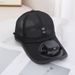 Solar Powered Rechargeable Fan Baseball For Men 2025 New Women's Spring Summer Sun Protection Visor Duckbill Cap_voghion.com