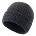 Cappello invernale cappello lavorato a maglia acrilico isolante in peluche cappello in lana autunnale e invernale cappello invernale etichetta in pelle cappello in pelle di melone_voghion.com