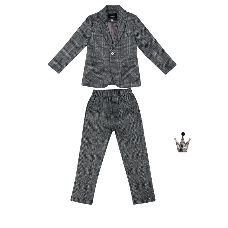 Kinderkleidung Kleine Anzüge für Jungen, lässige Styles, neue Produkte, Kinderanzüge, Kleider für die erste Geburtstagsfotografie des Babys,_voghion.com