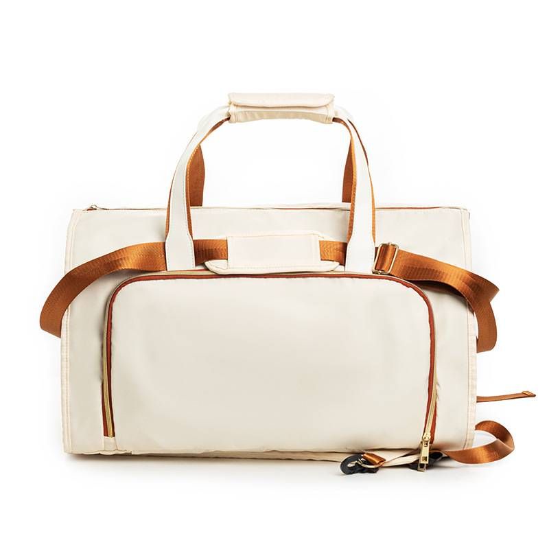 Designer fashion new travel suit bag convertible clothing bag wear-resistant folding storage hanging bag can crossbody handbag business travel bag_voghion.com