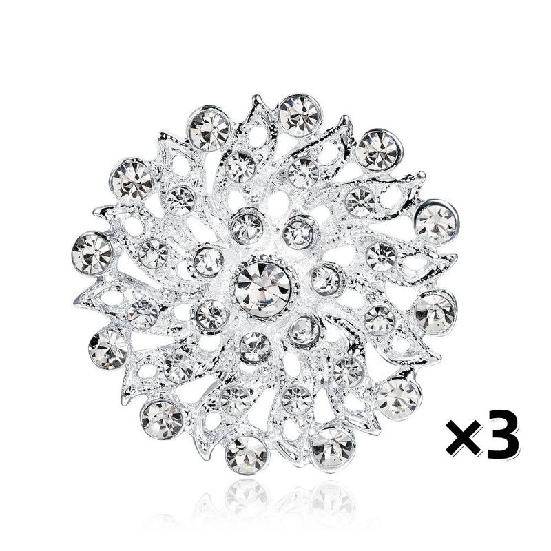 Kleine maat diamant hart holle corsage voor vrouwen kraag clip kraag ketting kraag pin broche groothandel spot levering_voghion.com