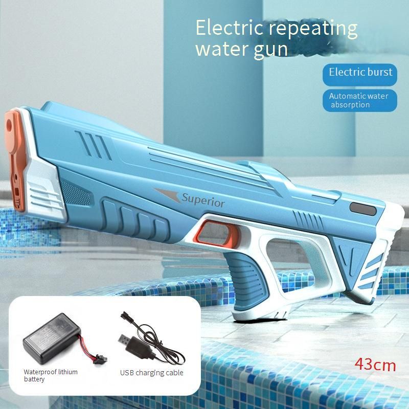 Automaattinen Rapid-Fire Space Water Blaster 1200ml Itseimevä Sähköinen Vesipyssy Lapsille Kesäinen Uima-allas Taistelut Ulkoleikit Siistiä Pojille Tytöille_voghion.com