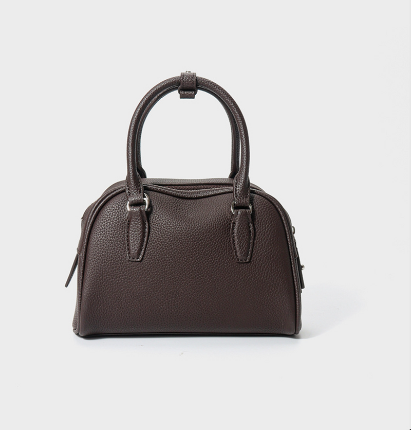 Row Niche Bag Erste Schicht Rindsleder Version Hochwertige Handtasche Retro Advanced Bowling Bag_voghion.com