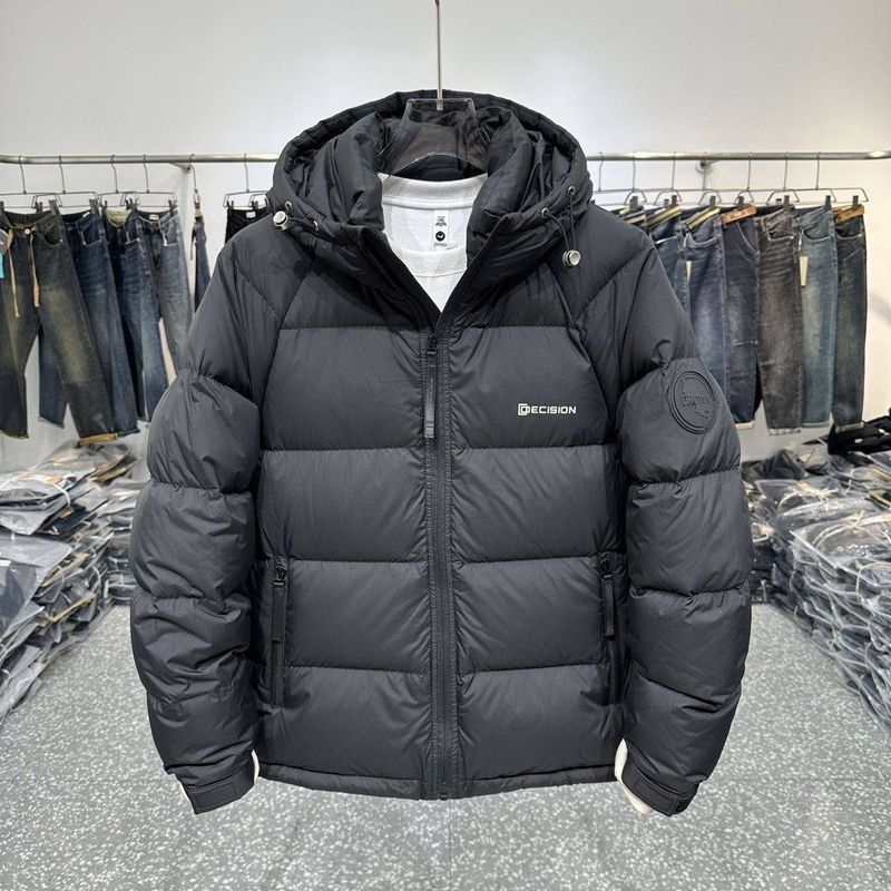 Men's Clothing ​​men's Hooded Puffer Jacket - Winter Warm Coat With Trendy Quilted Design_voghion.com
