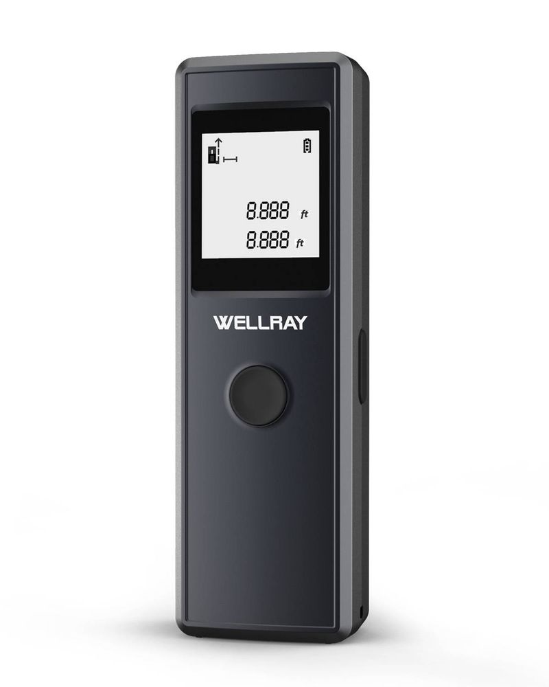 WELLRAY Laser Measuring Tool-165ft Range Laser Rangefinders With Area Volume Measurement, Portable Handheld Lazer Distance Meters For Construction&DIY_voghion.com