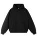 Heavyweight Fleece Hoodie – Oversized Pullover Sweatshirt With Drop Shoulder & Kangaroo Pocket (S-2XL)_voghion.com